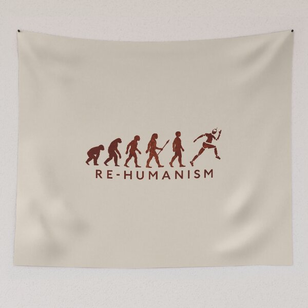Item preview, Re-humanism vision quest designed and sold by MoodleDoon.