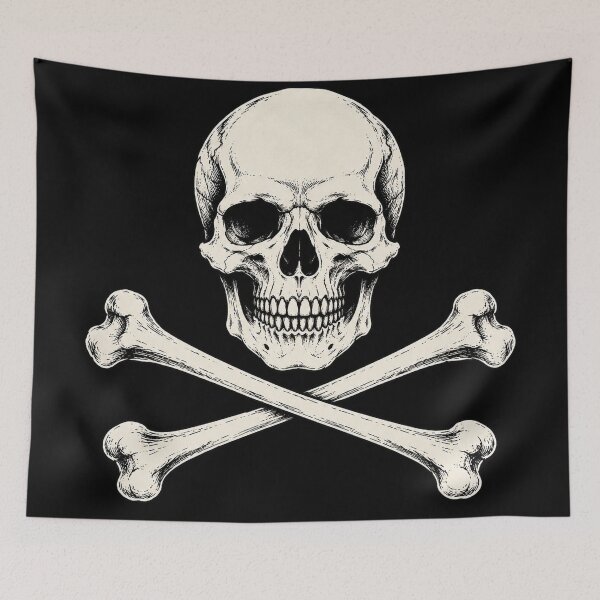 Item preview, Skull and Crossbones Pirate Flag designed and sold by photoparadise22.