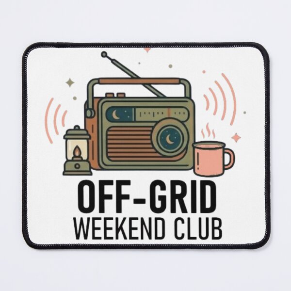 Item preview, Off-Grid Weekend Club - Retro Outdoor & Camping Graphic designed and sold by Salma.Store.