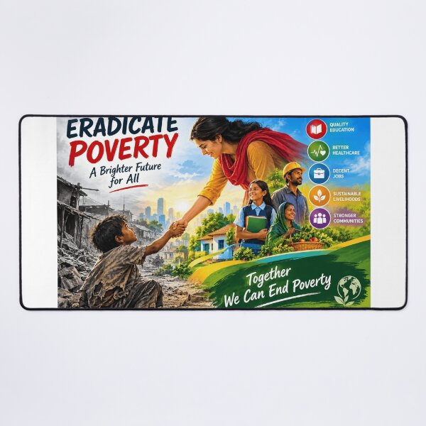 Item preview, End poverty awareness art designed and sold by Ahsan393.