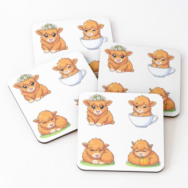 Item preview, Baby Highland Cows - Pack designed and sold by V3S0.