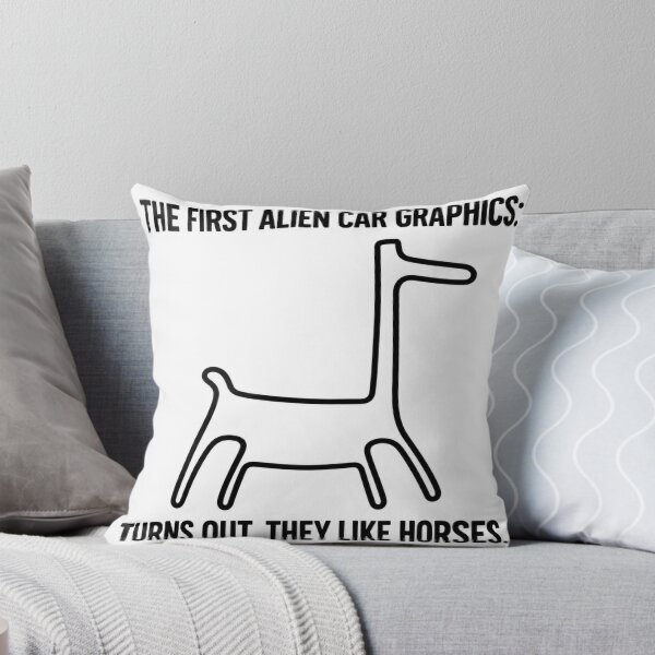 Item preview, The First Alien Car Graphics: Turns Out, They Like Horses designed and sold by X-FILES ATTIRE.