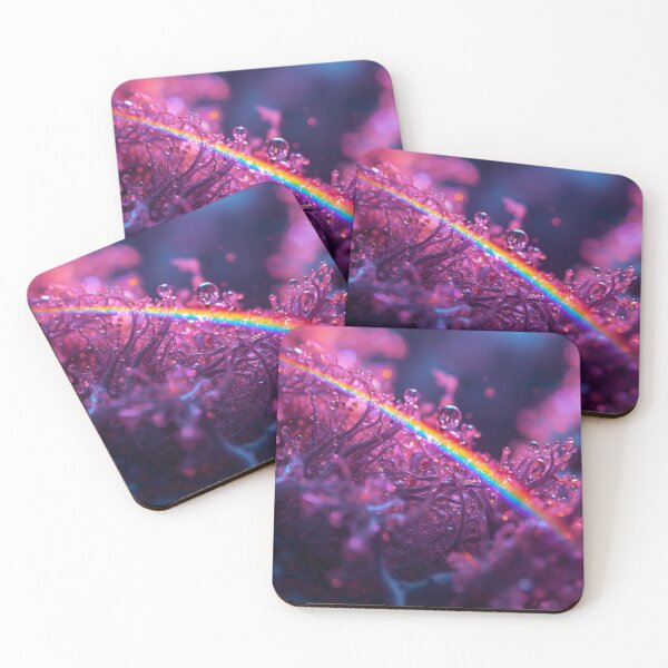 Item preview, Rainbow Prism Spectrum On Dewy Alien Coral designed and sold by monkeybusiness.pt.