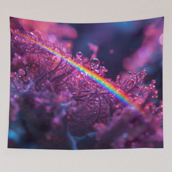 Item preview, Rainbow Prism Spectrum On Dewy Alien Coral designed and sold by monkeybusiness.pt.