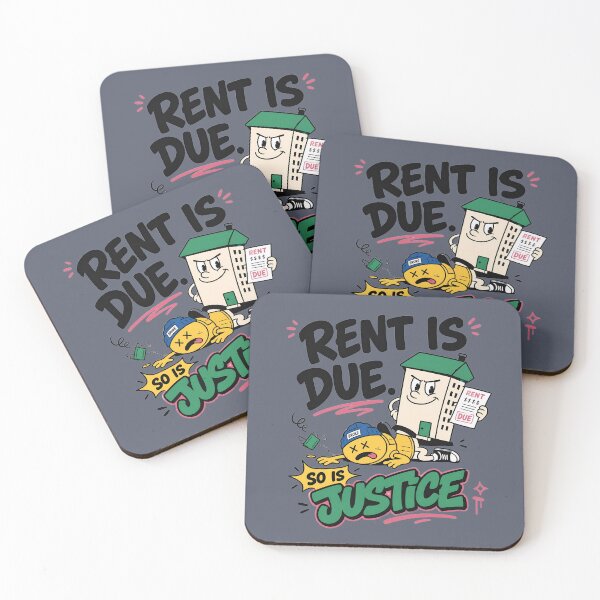 Item preview, Rent Is Due So Is Justice – Housing Crisis and Cost of Living, designed and sold by ManggaeJM.