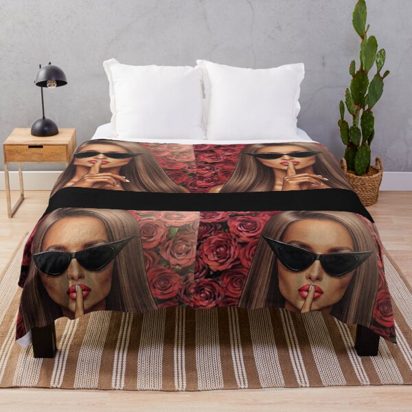 Item preview, Glamorous Secret Girl With Red Roses & Cat Eye Sunglasses designed and sold by MaRCAStro.