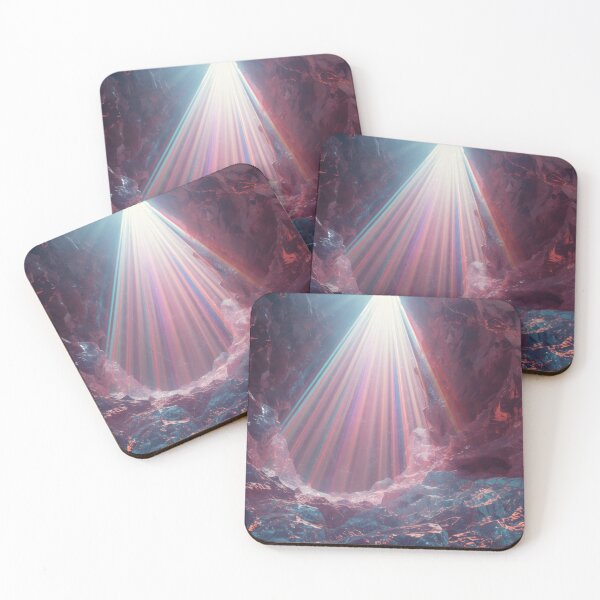Item preview, Rainbow Prism Sunbeams In Crystal Cave designed and sold by monkeybusiness.pt.
