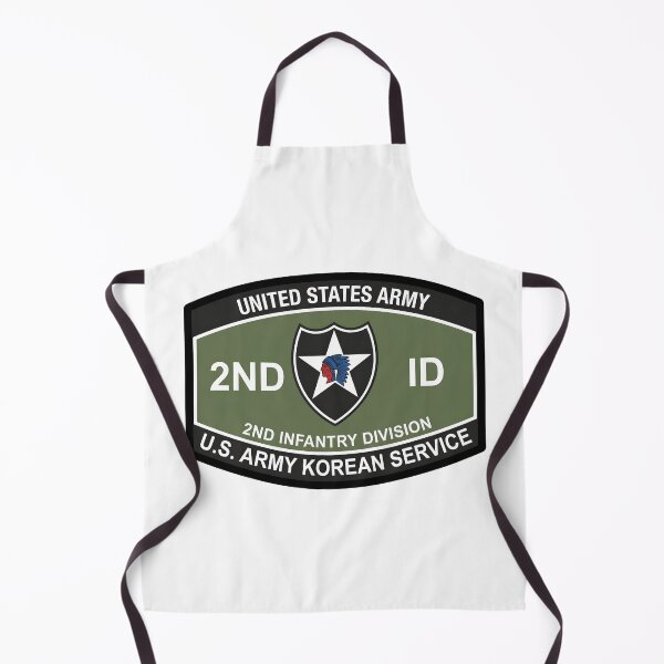 Item preview, US Army 2nd Infantry Division Korean Service Patch designed and sold by CharlieDesings.