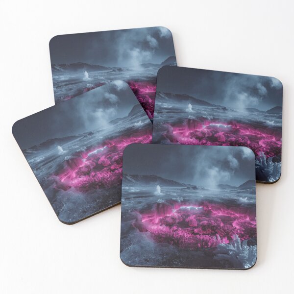 Item preview, Glowing Magenta Geothermal Geyser On Ice Planet designed and sold by monkeybusiness.pt.