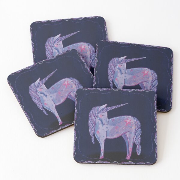 Item preview,  Cute night time unicorn.  designed and sold by SplodgeBlossom Illustration.