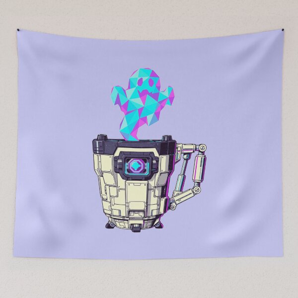 Item preview, Mecha Coffee Mug with Low Poly Ghost Steam designed and sold by KungPowUnicorn.