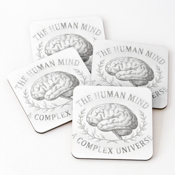 Item preview, The Human Mind Aesthetic Vintage Brain Illustration designed and sold by ArtJaDesign.
