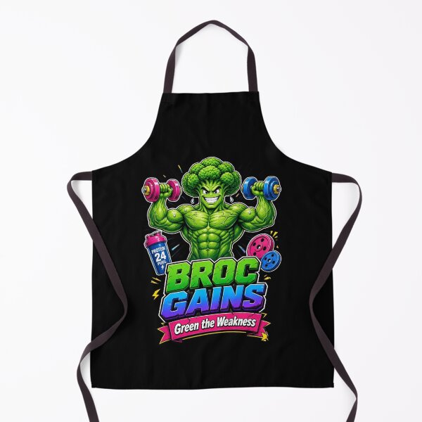 Item preview, Broc Gains Funny Broccoli Gym Shirt | Green The Weakness Fitness Tee designed and sold by StrongEveryDayStore.