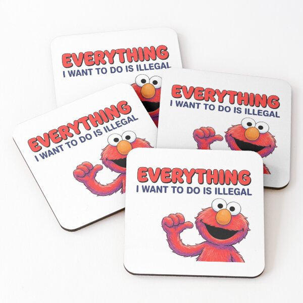Item preview, Everything I want to do is illegal, demotivational, funnyfits70, Humor, Funny, retro, vintages, funny quotes, animal humor, designed and sold by FunnyFits70.