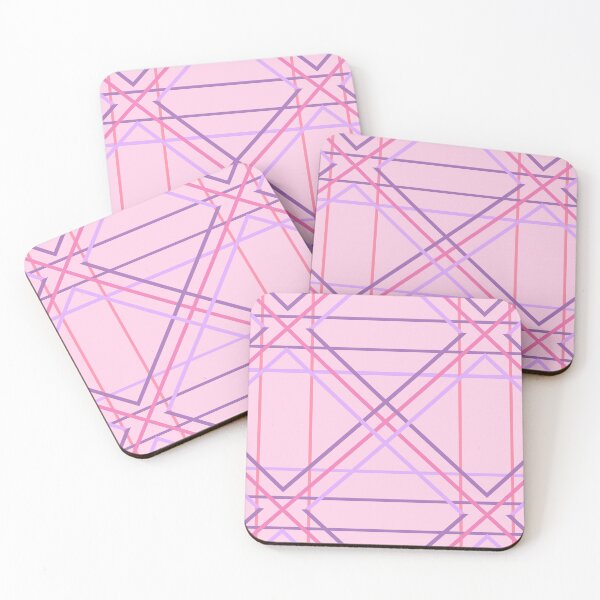 Item preview, Criss Cross Grid in Pink and Purple  designed and sold by JaygiesDesign.