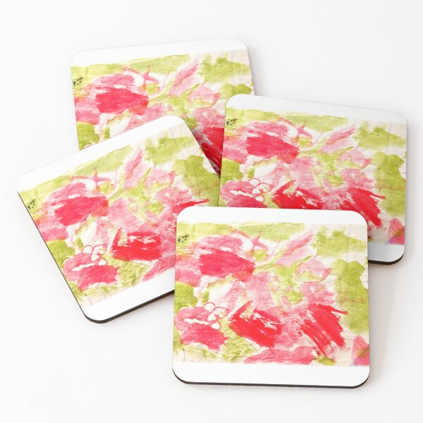 Item preview, Blooming Meadow: Abstract Watercolor Wild Rose & Sage Green Botanical Art designed and sold by TwoLinesArt.