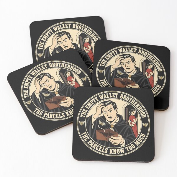 Item preview, The Empty Wallet Brotherhood – Secret Society for Husbands designed and sold by Olena Du.