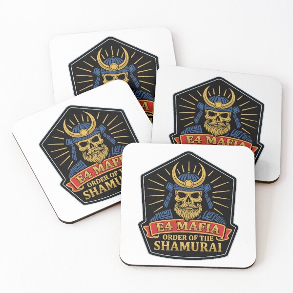 Item preview, E4 Mafia Order of the Samurai Military Morale Patch designed and sold by CharlieDesings.