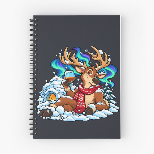 Item preview, Arctic Chill – Cool Reindeer & Northern Lights designed and sold by Aimetoi.