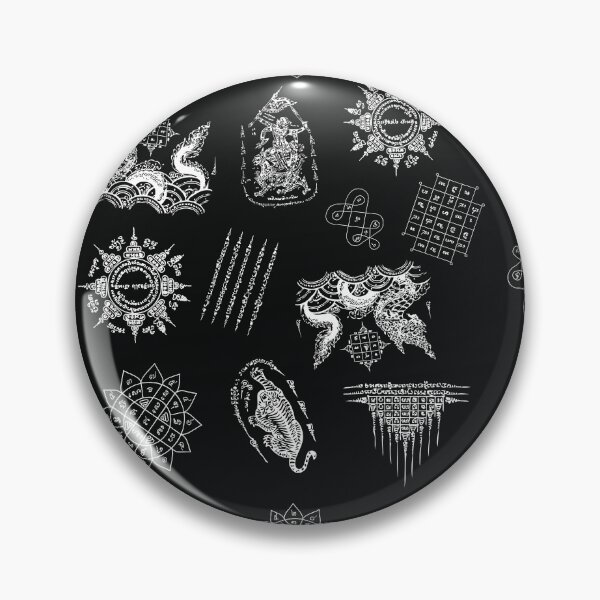Item preview, Sak Yants Pattern [WHITE-BLACK] designed and sold by illcobalt.