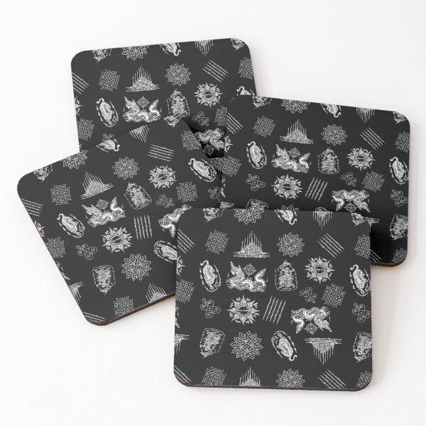 Item preview, Sak Yants Pattern [WHITE-BLACK] designed and sold by illcobalt.