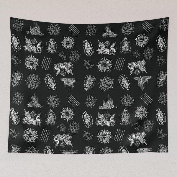 Item preview, Sak Yants Pattern [WHITE-BLACK] designed and sold by illcobalt.