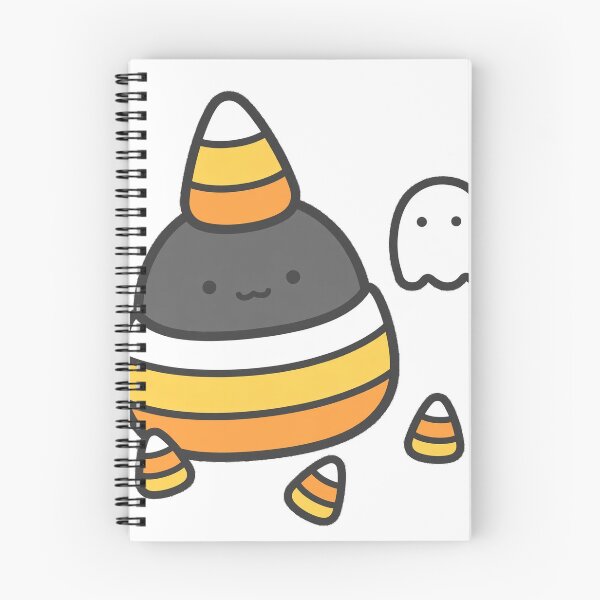 Item preview, Cute Black Cat Ghost Candy Corn Costume Halloween Kawaii Sticker designed and sold by xiaoxiaochibi.