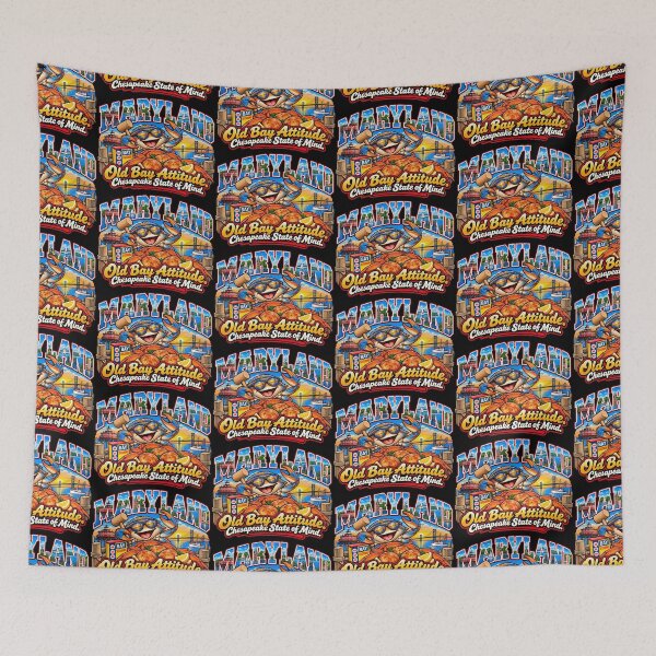 Item preview, Maryland Blue Crab – Old Bay Attitude Chesapeake State of Mind designed and sold by TheTrendsDesk.