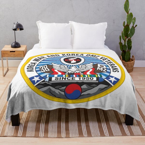 Item preview, Korea War And Korea DMZ Veterans Association Patch designed and sold by CharlieDesings.