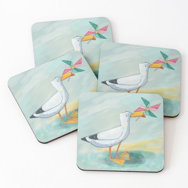 Item preview, Windmill Seagull designed and sold by SplodgeBlossom Illustration.