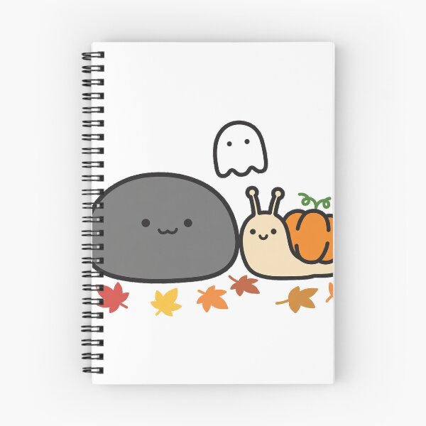 Item preview, Cute Black Cat Ghost Pumpkin Snail Friend Fall Kawaii Sticker designed and sold by xiaoxiaochibi.