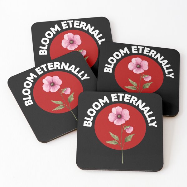 Item preview, Bloom Eternally Pink Flower Red Sun Asian Aesthetic Streetwear designed and sold by Mainland.co.