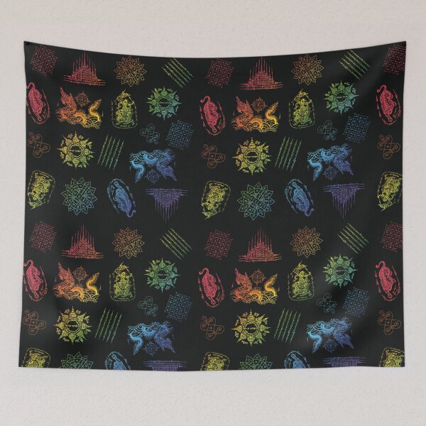 Item preview, Sak Yants Pattern [RAINBOW] designed and sold by illcobalt.
