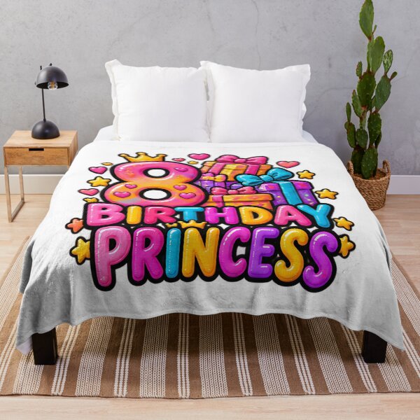 Item preview, Birthday Princess 8 Year Old Dumpling Squishies Party designed and sold by ArtDesignTp.