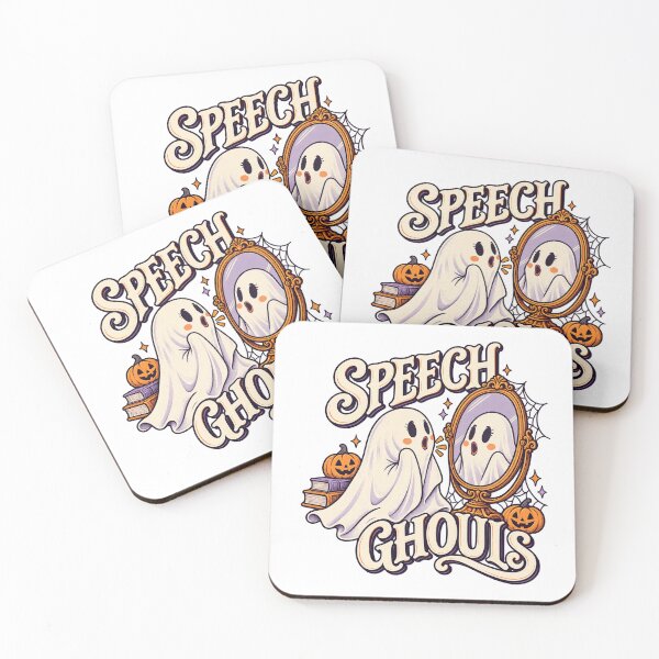 Item preview, Speech Ghouls — Ghost Practicing at the Mirror designed and sold by UrbanCanvvas.