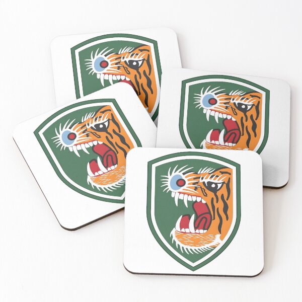 Item preview, Republic of Korea Army Capital Mechanized Infantry Division Tiger Patch designed and sold by CharlieDesings.
