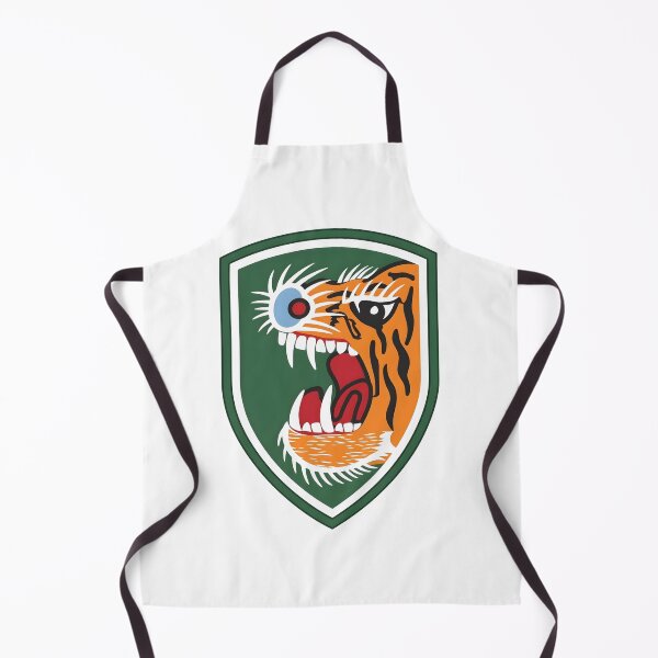 Item preview, Republic of Korea Army Capital Mechanized Infantry Division Tiger Patch designed and sold by CharlieDesings.