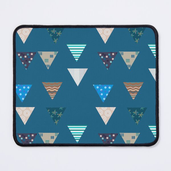 Item preview, Patterns in Triangles Blue  designed and sold by JaygiesDesign.