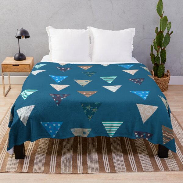 Item preview, Patterns in Triangles Blue designed and sold by JaygiesDesign.