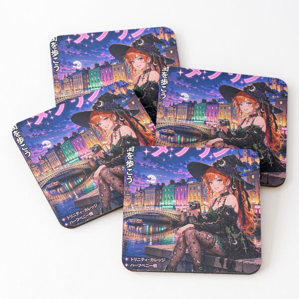 Item preview, Dublin, Ireland — The Red-Haired Witch of the Emerald Streets designed and sold by DibujandoPorfa.