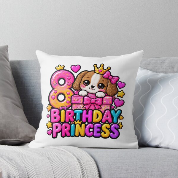 Item preview, Birthday Princess Cute Dumpling 8th Birthday Girl designed and sold by ArtDesignTp.