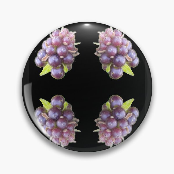 Item preview, Wild Purple Berry Cluster - Macro Botanical Nature Art designed and sold by PicturePick.
