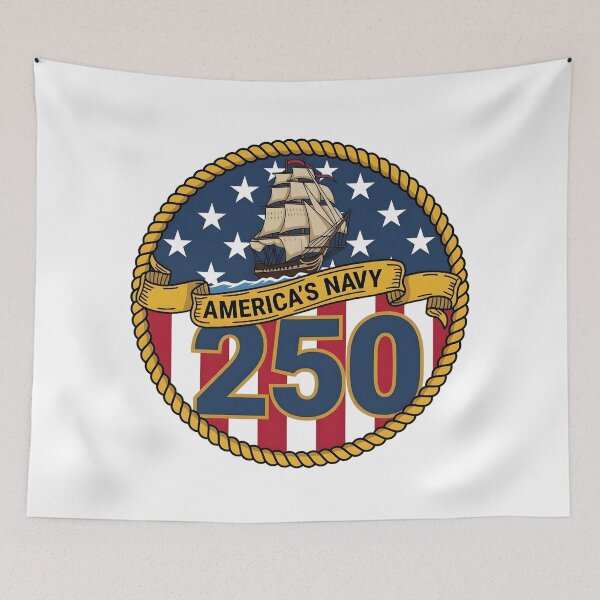 Item preview, America's Navy 250th Anniversary Commemorative Patch designed and sold by CharlieDesings.