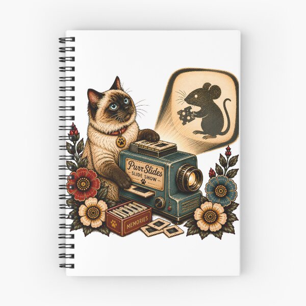Item preview, Purr Slides Retro Projector Cat designed and sold by Old's Cool Cat Studio.