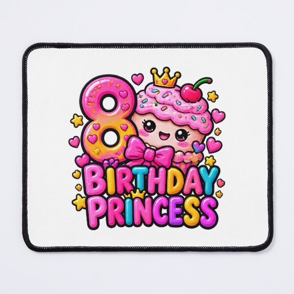 Item preview, Birthday Princess 8th Birthday Girl Squishies Dumpling designed and sold by ArtDesignTp.