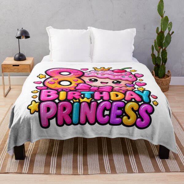 Item preview, Birthday Princess 8th Birthday Girl Squishies Dumpling designed and sold by ArtDesignTp.