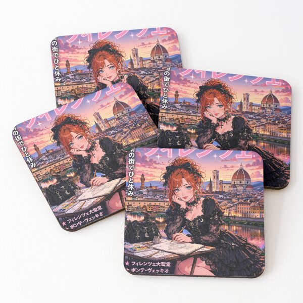 Item preview, Florence, Italy — The Red-Haired Witch of the Renaissance City designed and sold by DibujandoPorfa.