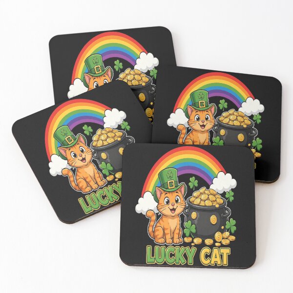 Item preview, Lucky Cat — St. Patrick's Day Cat Pot of Gold Shirt designed and sold by Snacks and sarcasm .