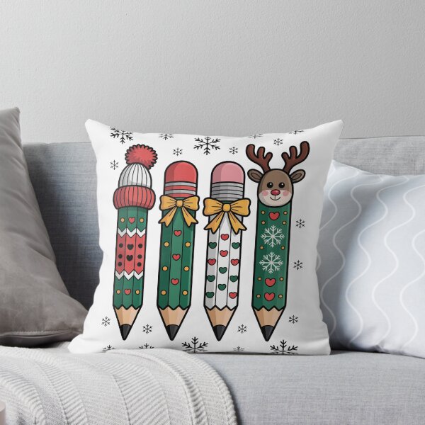 Item preview, Cute Christmas Pencils Teacher Winter Holiday Art designed and sold by jkrphoto.