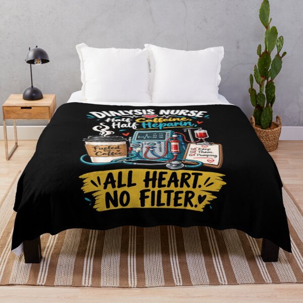 Item preview, Dialysis Nurse - Half Caffeine Half Heparin All Heart No Filter designed and sold by SidTastic .
